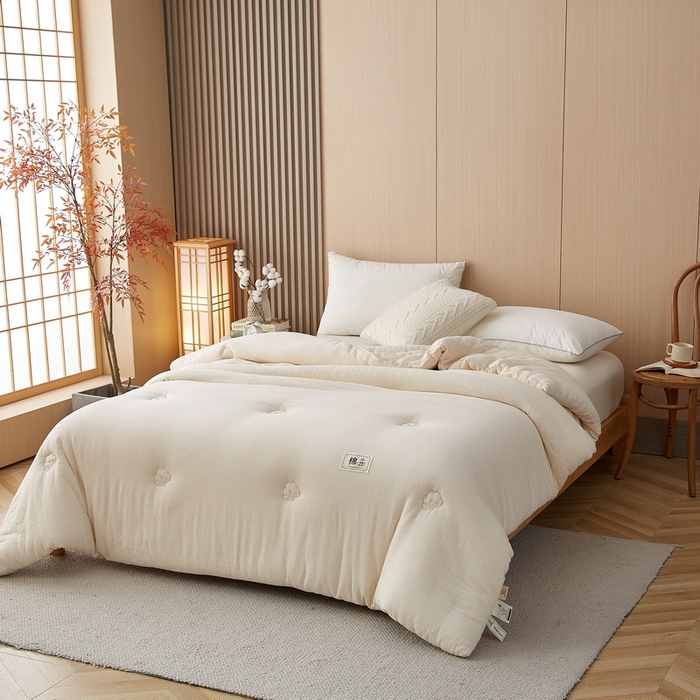 91家纺网 家纺一手货源 找家纺 （总）猎鹿人家纺 2024新款A类原棉新疆棉花被春秋被冬被