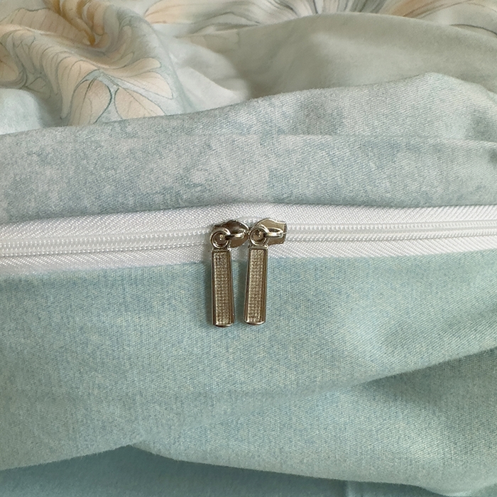 91家纺网 家纺一手货源 找家纺 新月家纺（锦威郎） 2024新款全棉加厚长绒棉数码印花四件套系列 茉彩花韵-绿