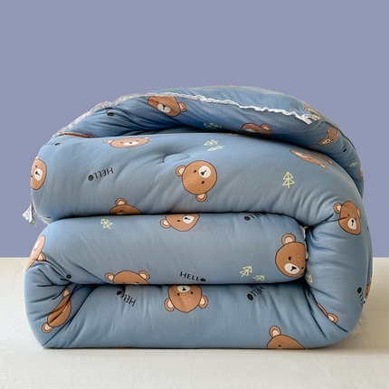 91家纺网 家纺一手货源 找家纺 心卓（总）2025新款针织棉夏被春秋被 被子被芯 冬被加厚 儿童学生成人大豆被