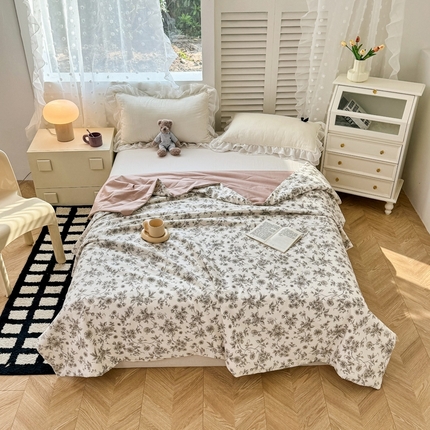 91家纺网 家纺一手货源 找家纺 （总）舒慕家纺 2025新款全棉单被套全棉夹棉被套夹棉四件套