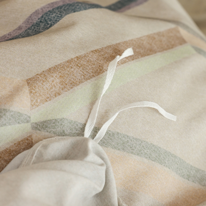 91家纺网 家纺一手货源 找家纺 新月家纺（锦威郎） 2024新款全棉加厚长绒棉数码印花四件套系列 布罗西娅-咖