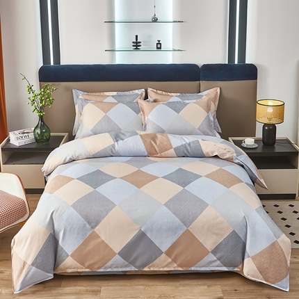 91家纺网 家纺一手货源 找家纺 （总） 爱一个家 2025新款植物羊绒四件套