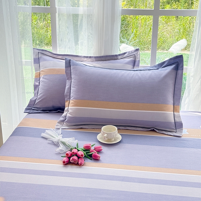 91家纺网 家纺一手货源 找家纺 家贝爱 2024新款加厚生态全棉磨毛床笠 暖阳时光