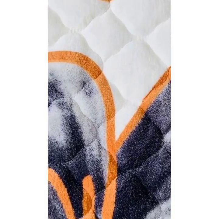 91家纺网 家纺一手货源 找家纺 小虾米 2024新款加厚上下床牛奶绒夹棉床笠款 蝶恋花