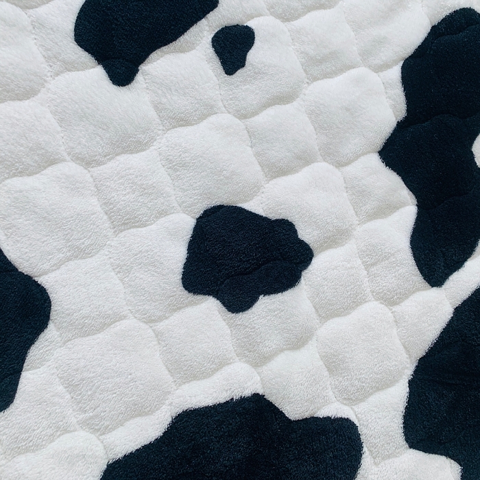 91家纺网 家纺一手货源 找家纺 小虾米 2024新款加厚上下床牛奶绒夹棉床笠款 牛奶