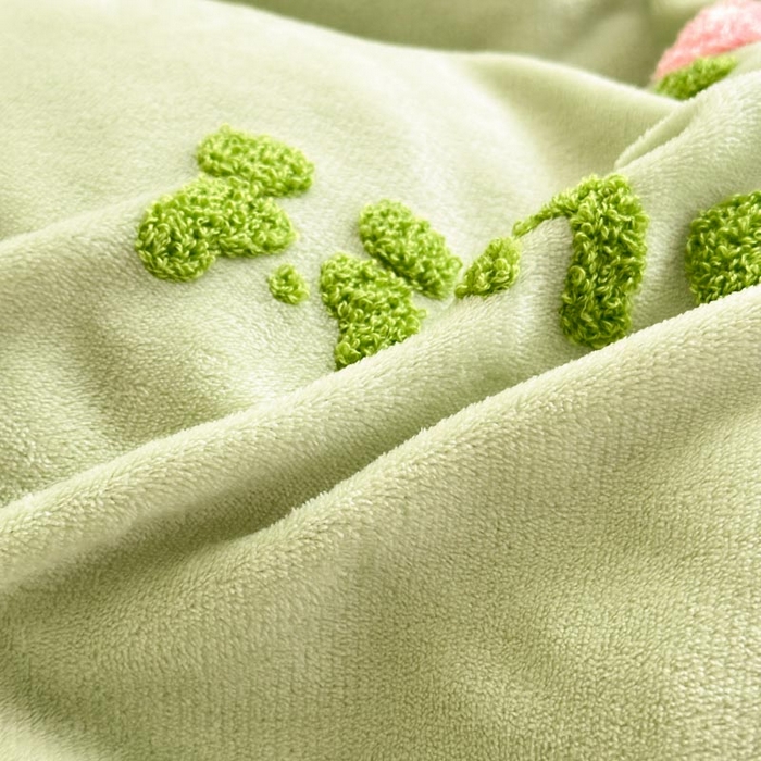 91家纺网 家纺一手货源 找家纺 （总）易禾家纺 2024新款高克重加厚保暖牛奶绒四件套熊猫宝宝系列