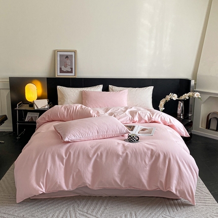 91家纺网 家纺一手货源 找家纺 （总）凯罗 2024新款全棉60S提花全棉四件套简约提花四件套  高品类全棉提花四件套