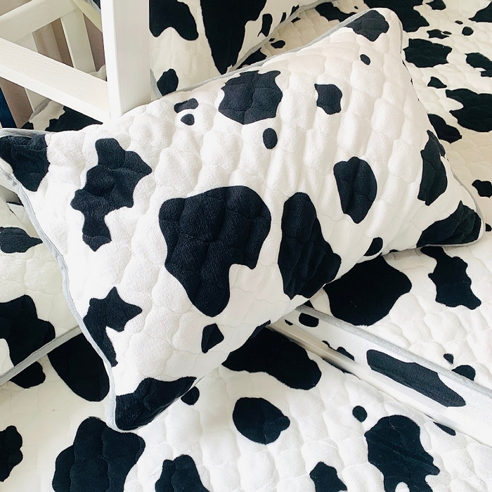 91家纺网 家纺一手货源 找家纺 小虾米 2024新款加厚上下床牛奶绒夹棉床笠款 牛奶