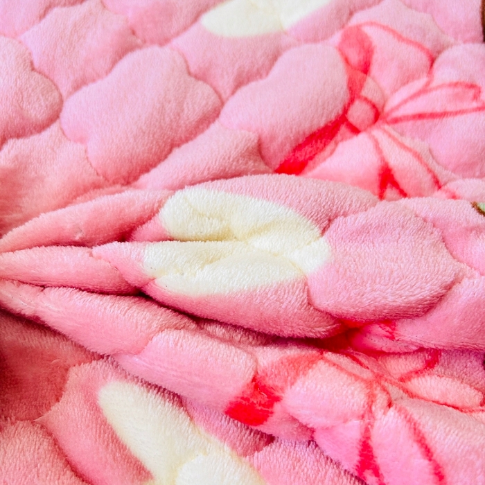 91家纺网 家纺一手货源 找家纺 小虾米 2024新款加厚上下床牛奶绒夹棉床笠款 草莓