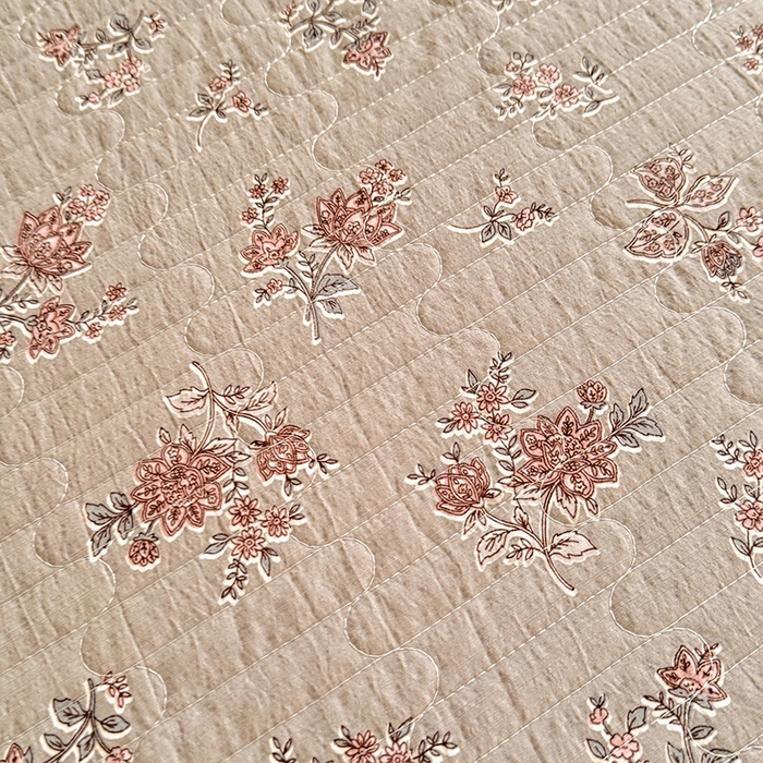 91家纺网 家纺一手货源 找家纺 韩约家纺 2025新款1针织棉皱皱纱床盖款夏凉被春秋被冬被四件套 沉香