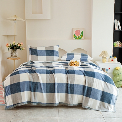 91家纺网 家纺一手货源 找家纺 （总）梵心 2025新款云貂绒毛毯法兰绒毛毯牛奶绒毛毯爆款盖毯直播跨境专供-可定制克重 