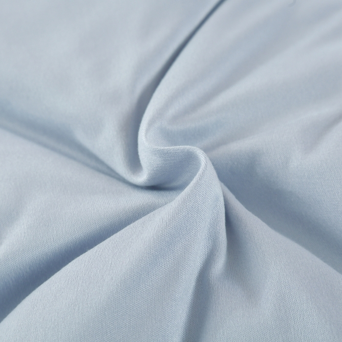 91家纺网 家纺一手货源 找家纺 丝薇雅 2024新款针织棉单边冬被 天空蓝