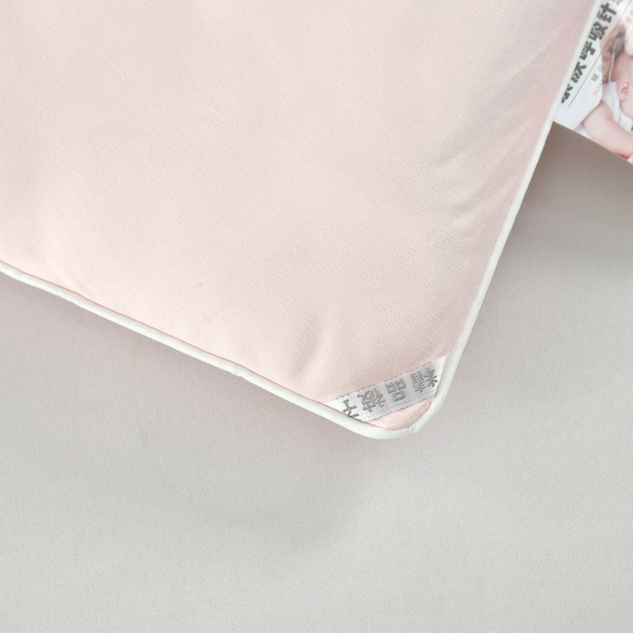 91家纺网 家纺一手货源 找家纺 丝薇雅 2024新款针织棉单边冬被 浅粉