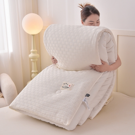 91家纺网 家纺一手货源 找家纺 （总）苏迪 2025新款冬被亲肤保暖3D按摩豆豆被被子被芯