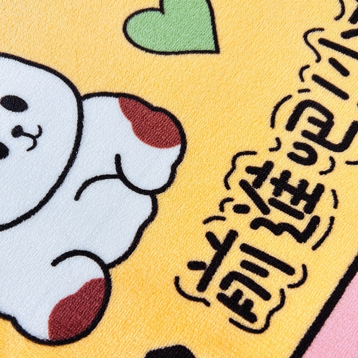 91家纺网 家纺一手货源 找家纺 小虾米 2024新款加厚上下床牛奶绒床笠款 开心女孩