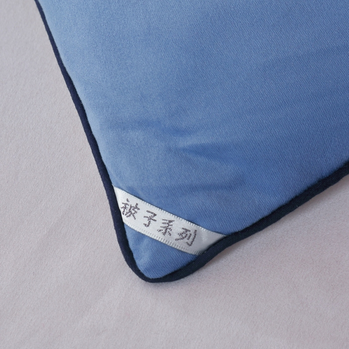 91家纺网 家纺一手货源 找家纺 丝薇雅 2024新款雪绒棉立体冬被 蓝色