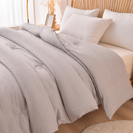 91家纺网 家纺一手货源 找家纺 （总）苏迪 2025新款冬被亲肤保暖3D按摩豆豆被被子被芯