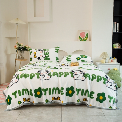 91家纺网 家纺一手货源 找家纺 （总）梵心 2025新款云貂绒毛毯法兰绒毛毯牛奶绒毛毯爆款盖毯直播跨境专供-可定制克重 