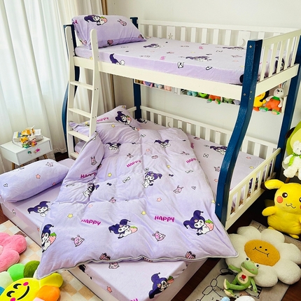 小虾米 2024新款加厚上下床牛奶绒单被套 小精灵