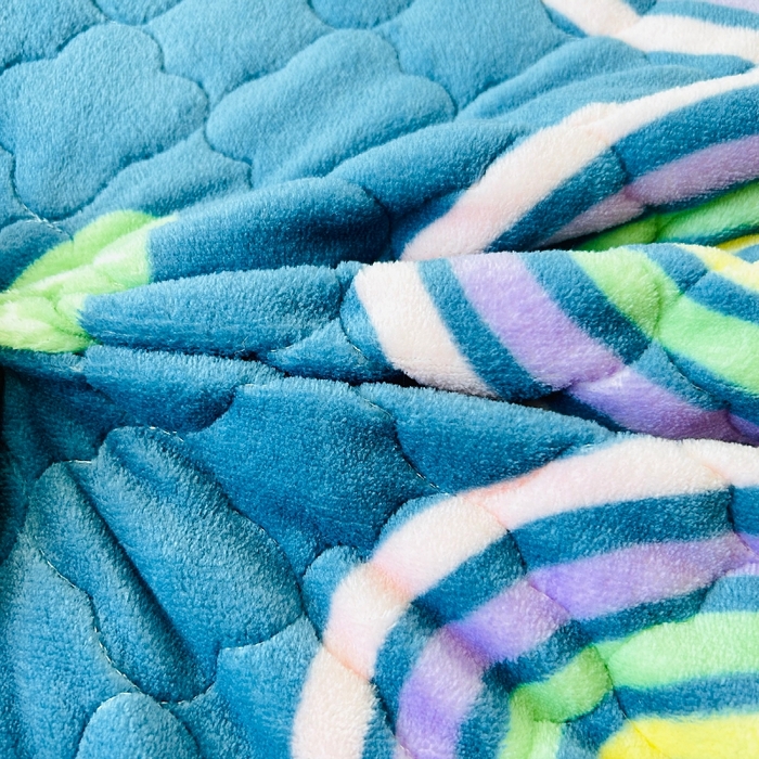 91家纺网 家纺一手货源 找家纺 小虾米 2024新款加厚上下床牛奶绒夹棉床笠款 恐龙宝宝