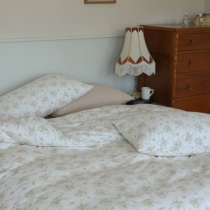 91家纺网 家纺一手货源 找家纺 梦可莱家居 2024新款A类亲肤舒适全棉针织棉四件套 芬芳