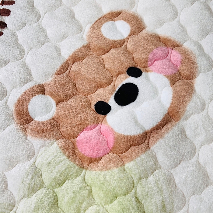 91家纺网 家纺一手货源 找家纺 小虾米 2024新款加厚上下床牛奶绒夹棉床笠款 洛可可