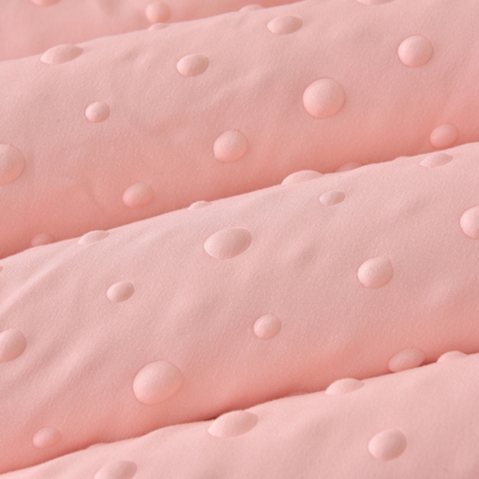 91家纺网 家纺一手货源 找家纺 苏迪 2025新款冬被亲肤保暖3D按摩豆豆被被子被芯 3D按摩豆豆被-豆沙