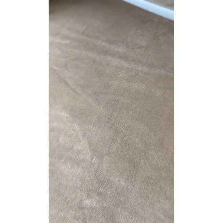 91家纺网 家纺一手货源 找家纺 小虾米 2024新款加厚上下床牛奶绒单被套 咖啡色