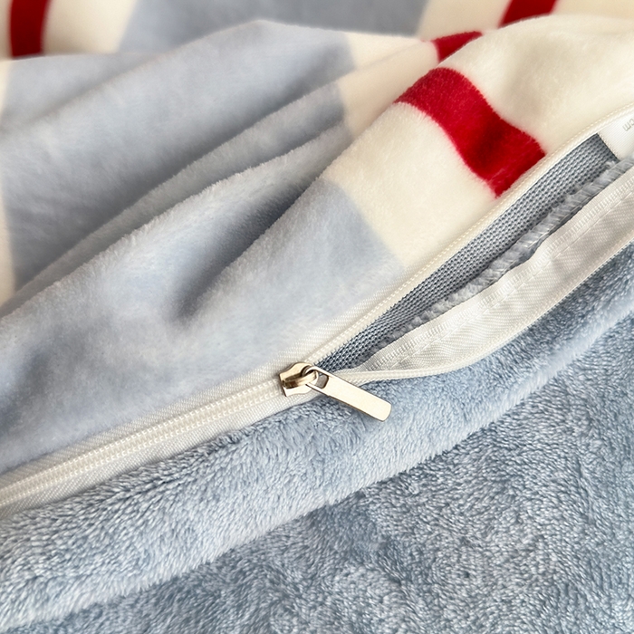 91家纺网 家纺一手货源 找家纺 2024新款大版卡通双面高克重牛奶绒床单款四件套 云朵熊