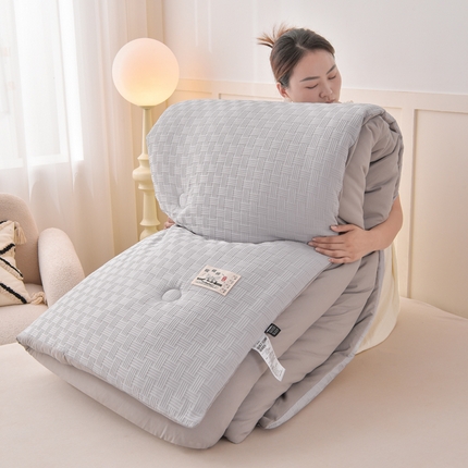 91家纺网 家纺一手货源 找家纺 （总）苏迪 2025新款冬被亲肤保暖3D按摩豆豆被被子被芯