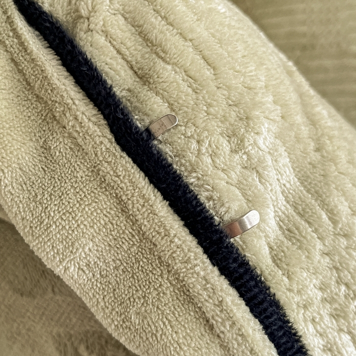 91家纺网 家纺一手货源 找家纺 欧邦 新款提花针织绒牛奶绒单被套夹棉床盖三件套四件套 初见-芥黄