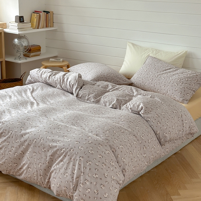 91家纺网 家纺一手货源 找家纺 梦可莱家居 2024新款A类亲肤舒适全棉针织棉四件套 秋意