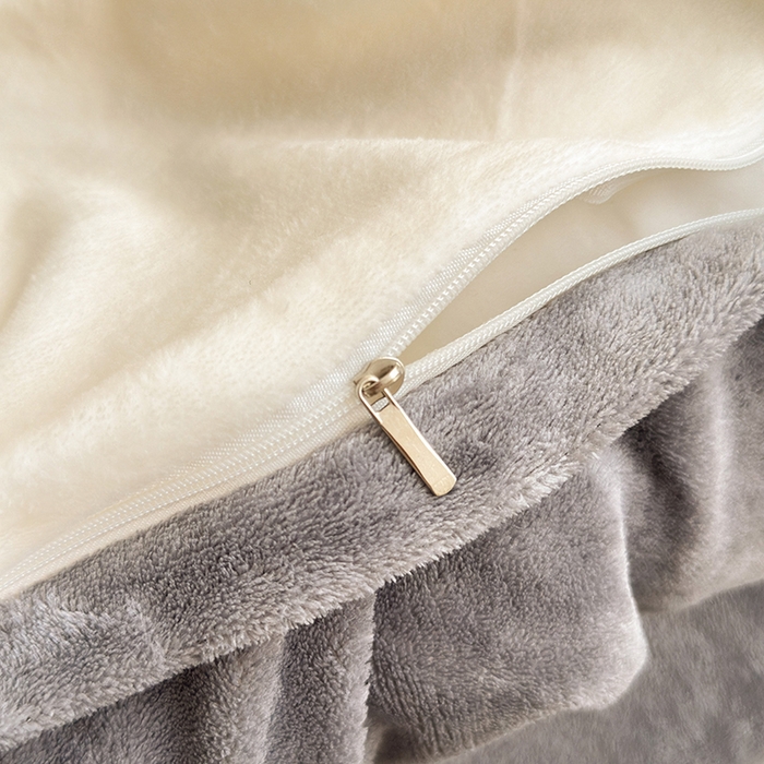 91家纺网 家纺一手货源 找家纺 2024新款大版卡通双面高克重牛奶绒床单款四件套 小猫