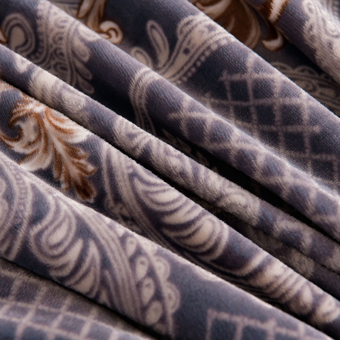 91家纺网 家纺一手货源 找家纺 丽涵家纺 2024秋冬新品冰岛臻棉绒保暖四件套 富丽堂皇