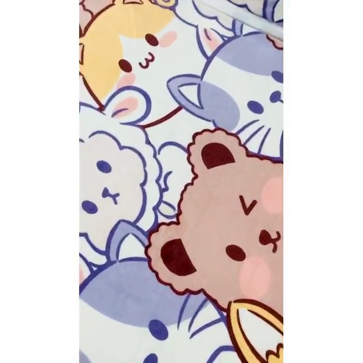 91家纺网 家纺一手货源 找家纺 小虾米 2024新款加厚上下床牛奶绒床笠款 萌犬