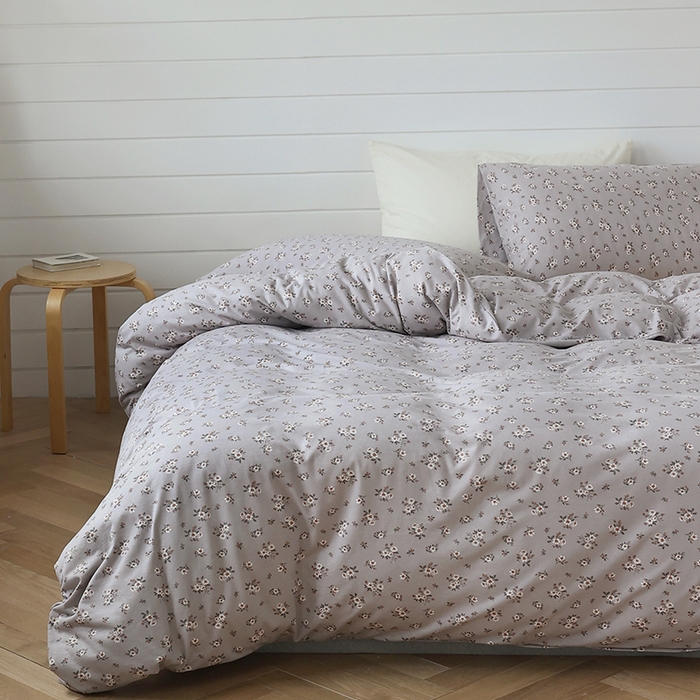 91家纺网 家纺一手货源 找家纺 梦可莱家居 2024新款A类亲肤舒适全棉针织棉四件套 秋意