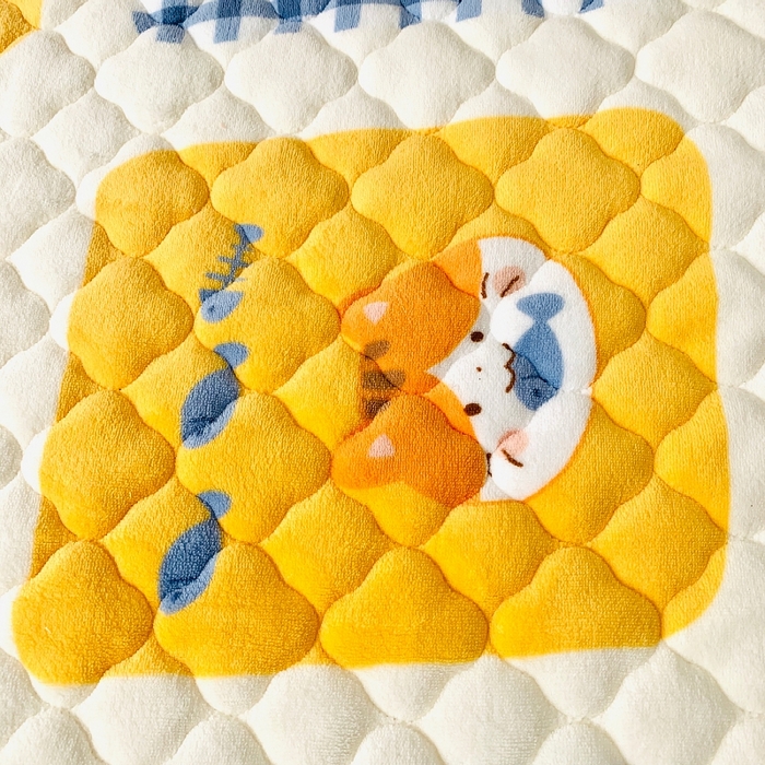 91家纺网 家纺一手货源 找家纺 小虾米 2024新款加厚上下床牛奶绒夹棉床笠款 生日派对