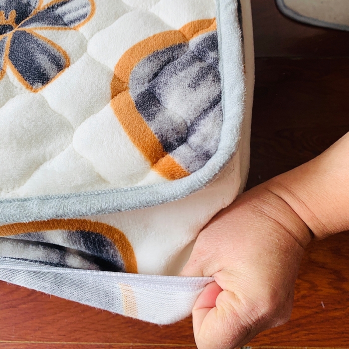 91家纺网 家纺一手货源 找家纺 小虾米 2024新款加厚上下床牛奶绒夹棉床笠款 蝶恋花