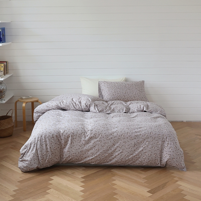 91家纺网 家纺一手货源 找家纺 梦可莱家居 2024新款A类亲肤舒适全棉针织棉四件套 秋意