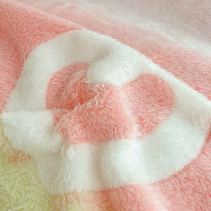 91家纺网 家纺一手货源 找家纺 川悦生活 2024新款雪花绒宿舍三件套 彩虹爱语蓝