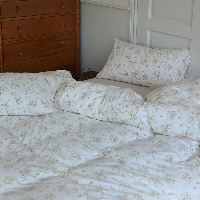 91家纺网 家纺一手货源 找家纺 梦可莱家居 2024新款A类亲肤舒适全棉针织棉四件套 芬芳