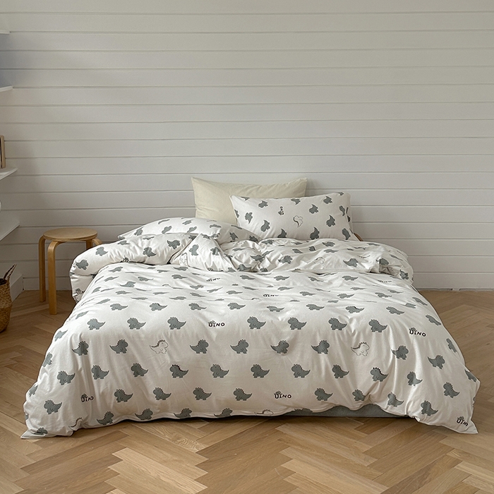 91家纺网 家纺一手货源 找家纺 梦可莱家居 2024新款A类亲肤舒适全棉针织棉四件套 小飞龙