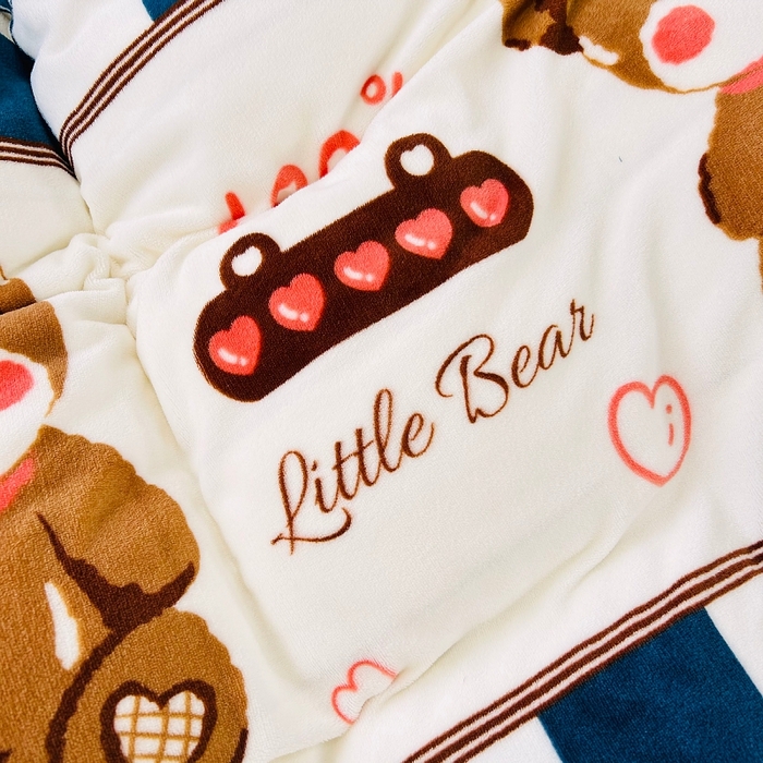 91家纺网 家纺一手货源 找家纺 小虾米 2024新款加厚上下床牛奶绒单被套 快乐熊宝