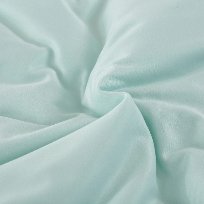 91家纺网 家纺一手货源 找家纺 丝薇雅 2024新款针织棉单边冬被 浅绿