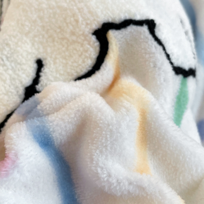 91家纺网 家纺一手货源 找家纺 呗旺鹿 2024新款高克重卡通印花牛奶绒四件套毛巾绣牛奶绒四件套 毛线贝丽