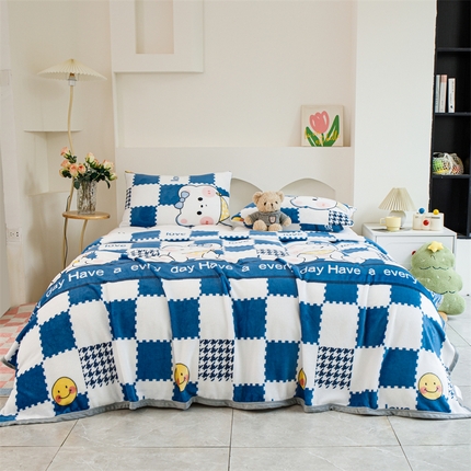 91家纺网 家纺一手货源 找家纺 （总）梵心 2025新款云貂绒毛毯法兰绒毛毯牛奶绒毛毯爆款盖毯直播跨境专供-可定制克重 