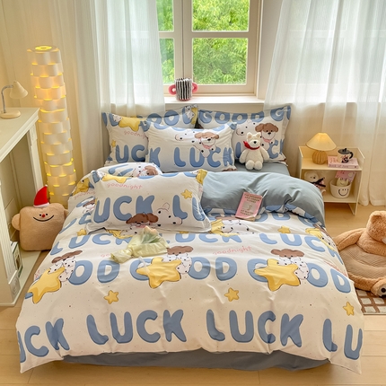 91家纺网 家纺一手货源 找家纺 （总）涵宸家纺 2024新款加厚全棉磨毛印花四件套--罗马系列