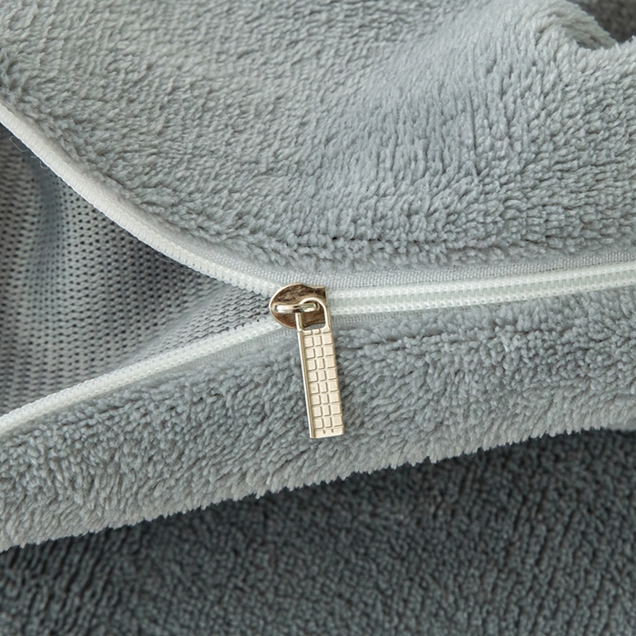 91家纺网 家纺一手货源 找家纺 梵克保罗 2024秋冬印花卡通轻奢纯色牛奶绒单品四件套 灰色