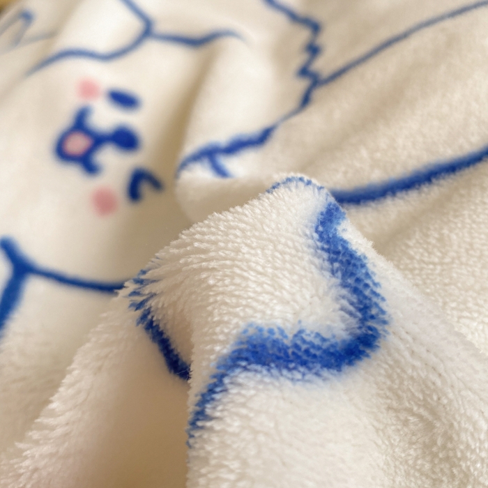 91家纺网 家纺一手货源 找家纺 沐慕 2024新款200g加厚牛奶绒四件套 星球狗