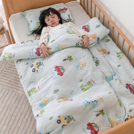 91家纺网 家纺一手货源 找家纺 （总）心卓 2025年新款直播皱皱纱冬被加厚被子被芯 儿童成人学生